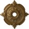Ekena Millwork Benson Classic Ceiling Medallion (Canopies up to 6 1/2"), 28 3/8"OD x 3 3/4"ID x 1 5/8"P, Pale Gold CM28BEPAS - alternate 1
